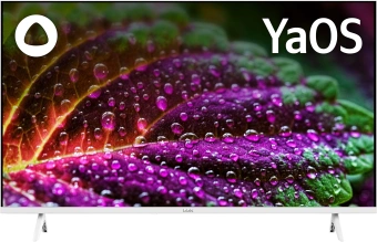 Телевизор LED BBK 40" 40LEX-7244/FTS2C (W) YaOS Frameless белый FULL HD 60Hz DVB-T2 DVB-C DVB-S2 USB WiFi Smart TV (RUS) - купить недорого с доставкой в интернет-магазине
