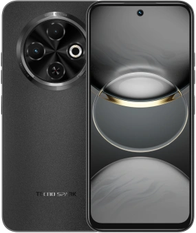Смартфон Tecno Spark 30C 256Gb 8Gb черный моноблок 3G 4G 2Sim 6.67" 720x1600 Android 13 48Mpix 802.11 a/b/g/n/ac NFC GPS GSM900/1800 GSM1900 TouchSc Protect VidConf FM A-GPS microSD max1024Gb - купить недорого с доставкой в интернет-магазине