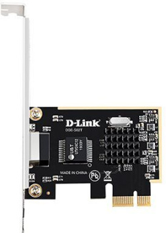 Сетевой адаптер Gigabit Ethernet D-Link DGE-562T DGE-562T/A PCI Express x1 - купить недорого с доставкой в интернет-магазине