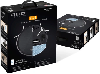 Пылесос-робот Red Solution RV-R6040S 22Вт черный - купить недорого с доставкой в интернет-магазине