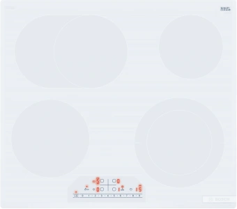 Варочная поверхность Bosch Serie 6 PKN652FP2E белый - купить недорого с доставкой в интернет-магазине