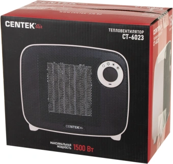 Тепловентилятор Centek CT-6023 1500Вт белый/черный - купить недорого с доставкой в интернет-магазине