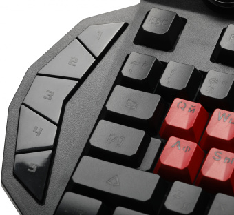 Клавиатура A4Tech B318 черный USB Multimedia for gamer LED (подставка для запястий) кабель 1.8м - купить недорого с доставкой в интернет-магазине