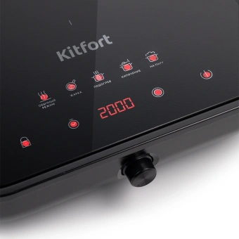 Плита Инфракрасная Kitfort КТ-141 черный стеклокерамика (настольная) - купить недорого с доставкой в интернет-магазине