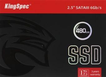 Накопитель SSD Kingspec SATA-III 480GB P4-480 2.5" - купить недорого с доставкой в интернет-магазине