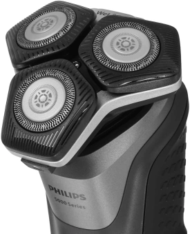 Бритва роторная Philips Series 5000 S5887/10 реж.эл.:3 питан.:аккум. серый - купить недорого с доставкой в интернет-магазине
