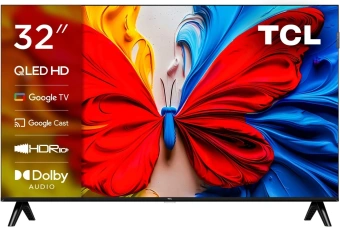 Телевизор QLED TCL 32" 32S5K-RU черный FULL HD 60Hz DVB-T DVB-T2 DVB-C DVB-S DVB-S2 USB WiFi Smart TV (RUS) - купить недорого с доставкой в интернет-магазине