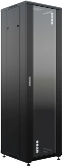 Шкаф коммутационный NTSS Премиум (NTSS-R42U6060GS-1BL) напольный 42U 600x600мм пер.дв.стекл металл 900кг черный 510мм 86кг 1987мм 20 металл - купить недорого с доставкой в интернет-магазине