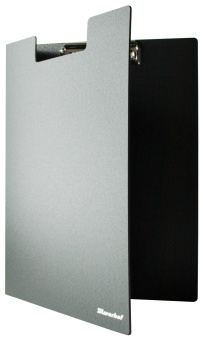Папка клип-борд Silwerhof 957022 A4 полипропилен вспененный 1.8мм черный с крышкой - купить недорого с доставкой в интернет-магазине