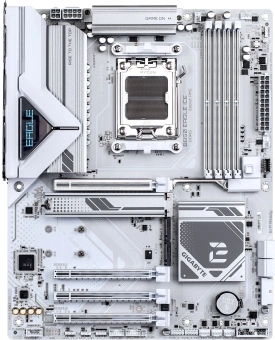 Материнская плата Gigabyte B850 EAGLE ICE SocketAM5 AMD B850 ATX AC`97 8ch(7.1) 2.5Gg RAID+HDMI+DP - купить недорого с доставкой в интернет-магазине