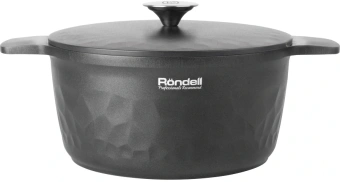 Кастрюля Rondell ArtDeco RDA-1254 4.8л. d=24см (с крышкой) черный - купить недорого с доставкой в интернет-магазине