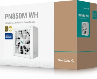 Блок питания Deepcool ATX 850W PN850M WH Game Storm Gen.5 80+ gold (20+4pin) APFC 120mm fan 8xSATA RTL - купить недорого с доставкой в интернет-магазине