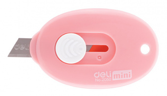 Нож канцелярский Deli E2050 mini сталь ассорти блистер - купить недорого с доставкой в интернет-магазине