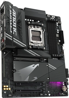 Материнская плата Gigabyte X870M A ELITE WF7 SocketAM5 AMD X870 4xDDR5 mATX AC`97 8ch(7.1) 2.5Gg RAID+HDMI - купить недорого с доставкой в интернет-магазине