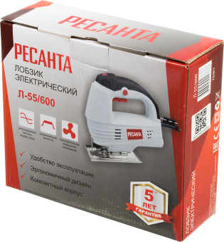 Лобзик Ресанта Л-55/600 600Вт 3000ходов/мин от электросети - купить недорого с доставкой в интернет-магазине