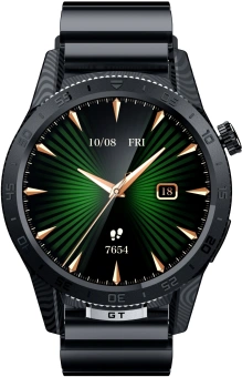 Смарт-часы Tecno Watch GT 1s 1.51" AMOLED корп.черный (WGT01S) - купить недорого с доставкой в интернет-магазине