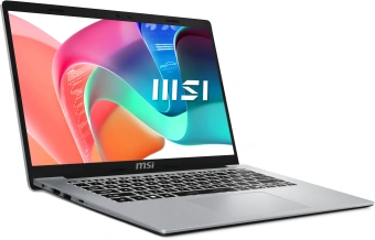Ноутбук MSI Modern 14 F1MG-815XRU Core 7 150U 16Gb SSD512Gb Intel Graphics 14" IPS FHD (1920x1080) FreeDOS silver WiFi BT Cam (9S7-14S113-815) - купить недорого с доставкой в интернет-магазине