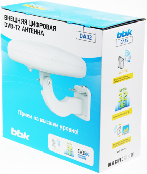 Антенна телевизионная BBK DA32 32дБ активная белый - купить недорого с доставкой в интернет-магазине
