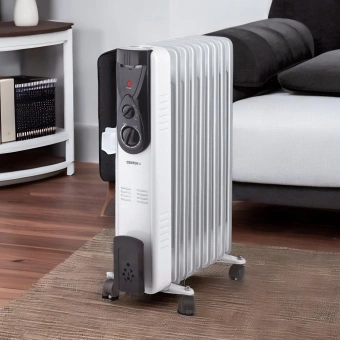 Радиатор масляный Centek CT-6201 2000Вт белый - купить недорого с доставкой в интернет-магазине