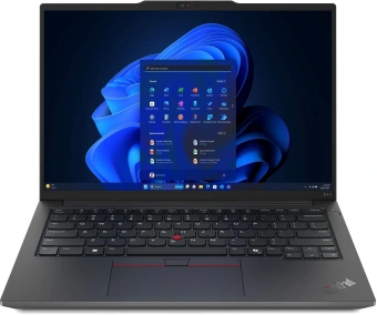 Ноутбук Lenovo ThinkPad E14 G6 Ryzen 5 7535U 16Gb SSD512Gb AMD Radeon 660M 14" IPS WUXGA (1920x1200) Windows 11 Pro black WiFi BT Cam (21M3S05R00) - купить недорого с доставкой в интернет-магазине