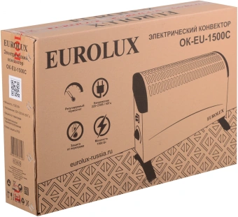 Конвектор Eurolux ОК-EU-1500C 1500Вт белый - купить недорого с доставкой в интернет-магазине