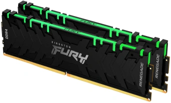 Память DDR4 2x8GB 4000MHz Kingston KF440C19RBAK2/16 Fury Renegade RGB RTL Gaming PC4-32000 CL19 DIMM 288-pin 1.35В kit single rank с радиатором Ret - купить недорого с доставкой в интернет-магазине