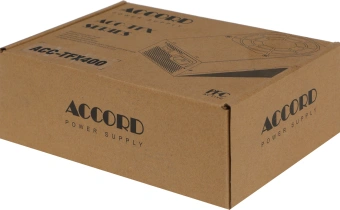 Блок питания Accord TFX 400W ACC-TFX400 (20+4pin) APFC 80mm fan 3xSATA RTL - купить недорого с доставкой в интернет-магазине