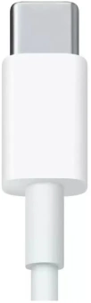 Переходник Apple A1632 MJ1M2FE/A USB (f)-USB Type-C (m) 0.11м белый - купить недорого с доставкой в интернет-магазине