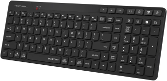Клавиатура A4Tech Fstyler FBK27C AS черный USB беспроводная BT/Radio slim Multimedia (FBK27C AS) - купить недорого с доставкой в интернет-магазине