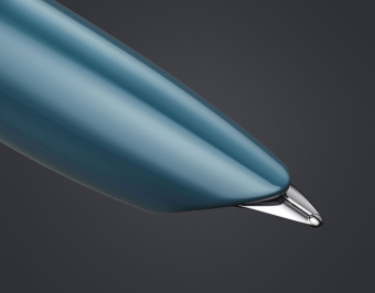 Ручка перьев. Parker 51 Core (CW2123506) Teal Blue CT F сталь нержавеющая подар.кор. кругл. - купить недорого с доставкой в интернет-магазине
