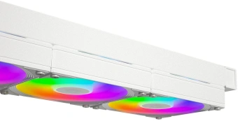 Система водяного охлаждения ID-Cooling FX360 Inf ARGB Soc-AM5/AM4/1151/1200/2066/1700 белый 4-pin 27.2dB Al+Cu 350W Ret (FX360 INF WHITE) - купить недорого с доставкой в интернет-магазине