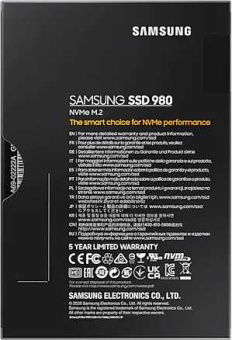 Накопитель SSD Samsung PCI-E x4 500Gb MZ-V8V500BW 980 M.2 2280 - купить недорого с доставкой в интернет-магазине