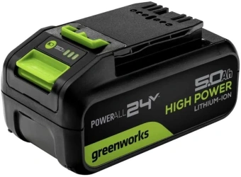 Батарея аккумуляторная Greenworks G24HP5 24В 5Ач Li-Ion (2957807) - купить недорого с доставкой в интернет-магазине