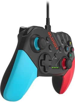 Геймпад A4Tech Bloody GP30 Sports черный/синий USB виброотдача обратная связь (GP30 SPORTS BLUE) - купить недорого с доставкой в интернет-магазине