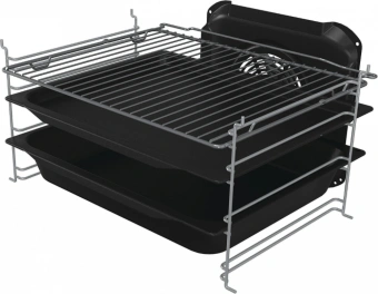 Плита Комбинированная Gorenje GK5C42WF-B белый (металлическая крышка) реш.чугун - купить недорого с доставкой в интернет-магазине