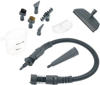 Пароочиститель ручной Kitfort КТ-918-2 1000Вт серый/белый - купить недорого с доставкой в интернет-магазине