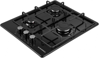Газовая варочная поверхность Maunfeld EGHE.43.3STS-EB черный - купить недорого с доставкой в интернет-магазине