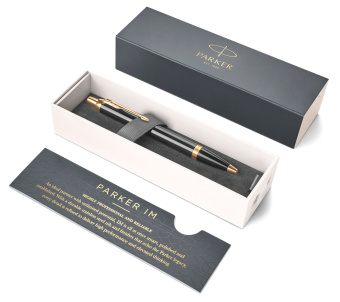 Ручка шариков. Parker IM Core K321 (CW1931666) Black GT M син. черн. подар.кор. - купить недорого с доставкой в интернет-магазине