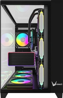 Корпус Formula Crystal Z9 черный без БП ATX 2xUSB3.0 1xUSB3.1 audio bott PSU - купить недорого с доставкой в интернет-магазине