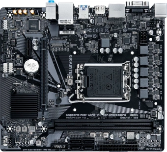 Материнская плата Gigabyte H610M S2H V2 Soc-1700 Intel H610 2xDDR5 mATX AC`97 8ch(7.1) GbLAN+VGA+HDMI+DP - купить недорого с доставкой в интернет-магазине