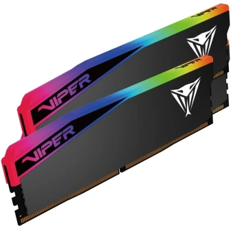 Память DDR5 2x16GB 6000MHz Patriot VEUR532G6028K Viper Elite 5 Ultra RGB RTL Gaming PC5-48000 CL28 DIMM 288-pin 1.4В kit single rank с радиатором Ret - купить недорого с доставкой в интернет-магазине