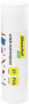 Клей-карандаш Silwerhof Eco 21гр ПВА дисплей картонный - купить недорого с доставкой в интернет-магазине
