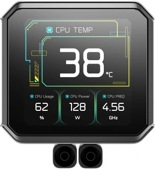 Система водяного охлаждения Deepcool Spartacus 420 ARGB Soc-AM5/AM4/1200/1700/1851 черный 4-pin 32.89dB Al LCD 2647gr Ret (R-SPT420-BKDSMP-G-1) - купить недорого с доставкой в интернет-магазине