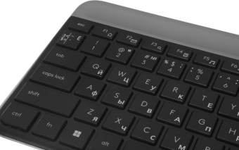 Клавиатура + мышь Logitech MK470 клав:графитовый/светло-серый мышь:графитовый USB беспроводная slim (920-009180) - купить недорого с доставкой в интернет-магазине
