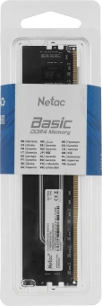 Память DDR4 8GB 3200MHz Netac NTBSD4P32SP-08J Basic RTL PC4-25600 CL22 DIMM 288-pin 1.2В single rank Ret - купить недорого с доставкой в интернет-магазине