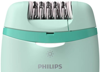 Эпилятор Philips BRP529/00 скор.:2 насад.:1 от аккум. зеленый - купить недорого с доставкой в интернет-магазине