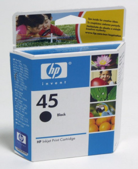 Картридж струйный HP 45 51645AE черный печ.гол.в компл. (930стр.) для HP DJ 7xxC/815C/880C/895C/9xxC/112xC/1220/6122/6127 - купить недорого с доставкой в интернет-магазине