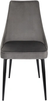 Стул для дома Бюрократ CH-K4 т.серый Holland 18 металл черный на ножках (CH-K4_1/HL18) - купить недорого с доставкой в интернет-магазине