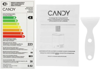 Морозильный ларь Candy CCM100R белый 75Вт - купить недорого с доставкой в интернет-магазине