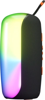 Колонка порт. Ural Молния Огонь черный/оранжевый 35W 1.1 BT/3.5Jack/USB-C 10м 2200mAh (без.бат) (УРАЛ МОЛНИЯ ОГОНЬ) - купить недорого с доставкой в интернет-магазине